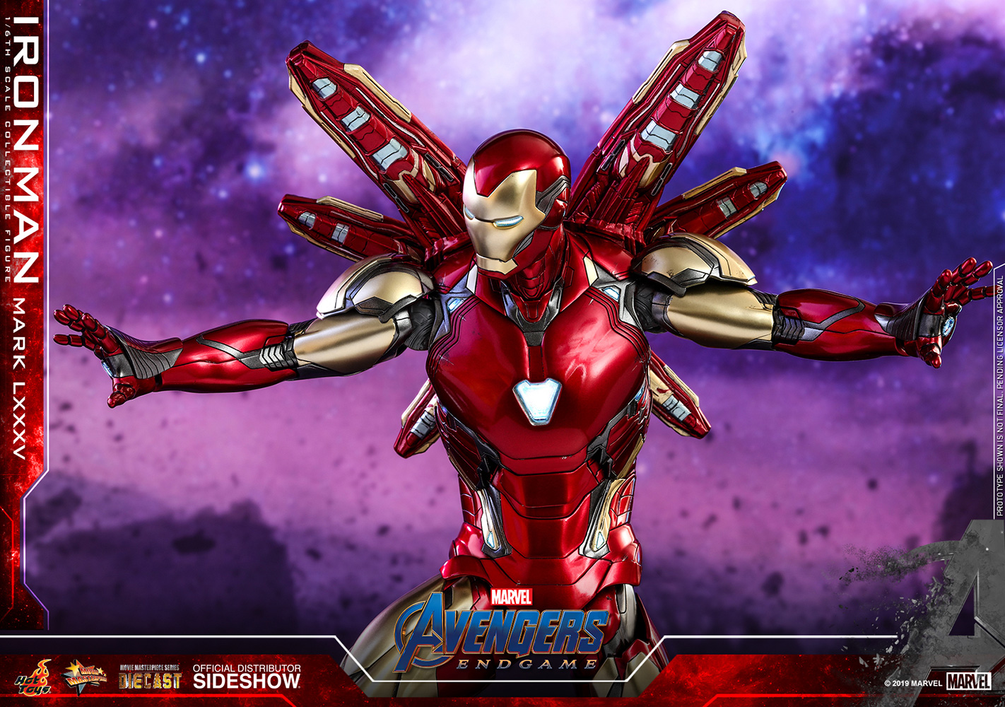 Iron Man Mark VII MK7  DIECAST - The Avengers - Movie Masterpiece Series Sixth Scale Figure by Hot Toys